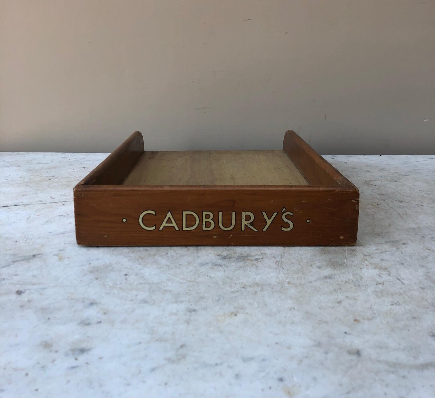 Early 20th Century Shops Advertising Display Tray - Cadburys