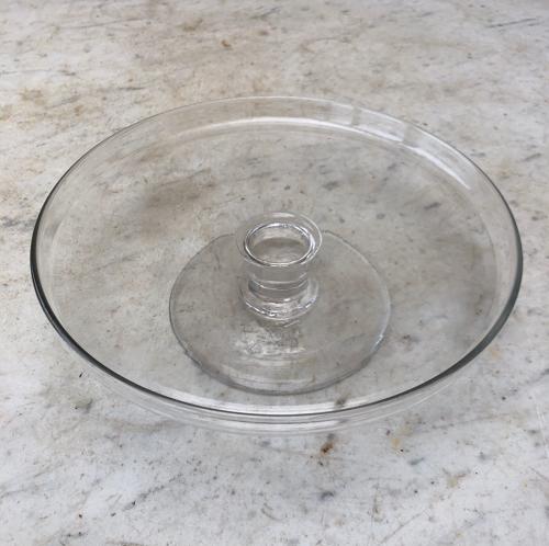 Late Victorian Shops Glass Advertising Pedestal - Stamped Wright & Son