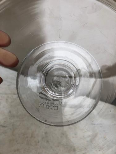 Late Victorian Shops Glass Advertising Pedestal - Stamped Wright & Son