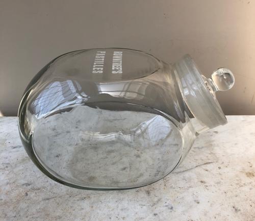 Rare Edwardian Shops Counter Top Advertising Jar - Rowntrees Pastilles
