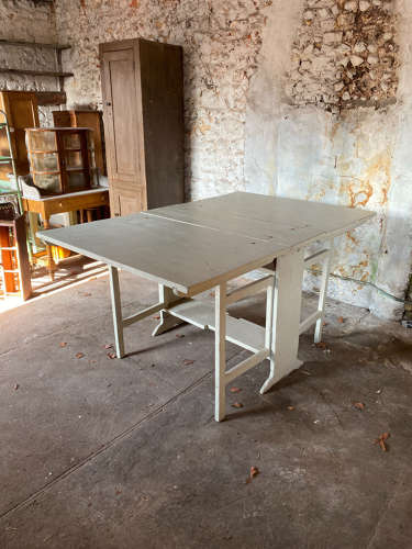 Victorian Swedish Pine Slagbord Dropleaf Table