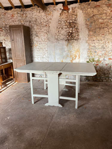 Victorian Swedish Pine Slagbord Dropleaf Table