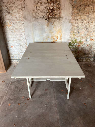 Victorian Swedish Pine Slagbord Dropleaf Table