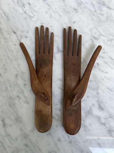 Rare Georgian Treen Pair of Lady’s Glove Stretchers - Driers