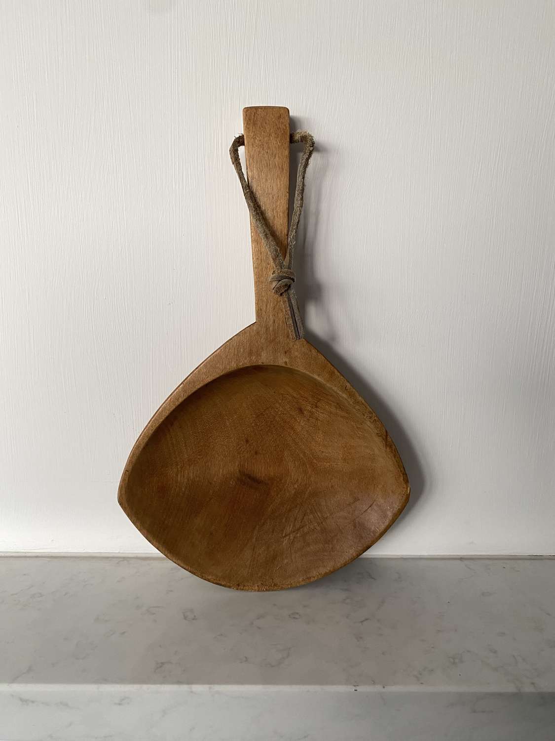 Early 20th Century Treen Butter Scoop