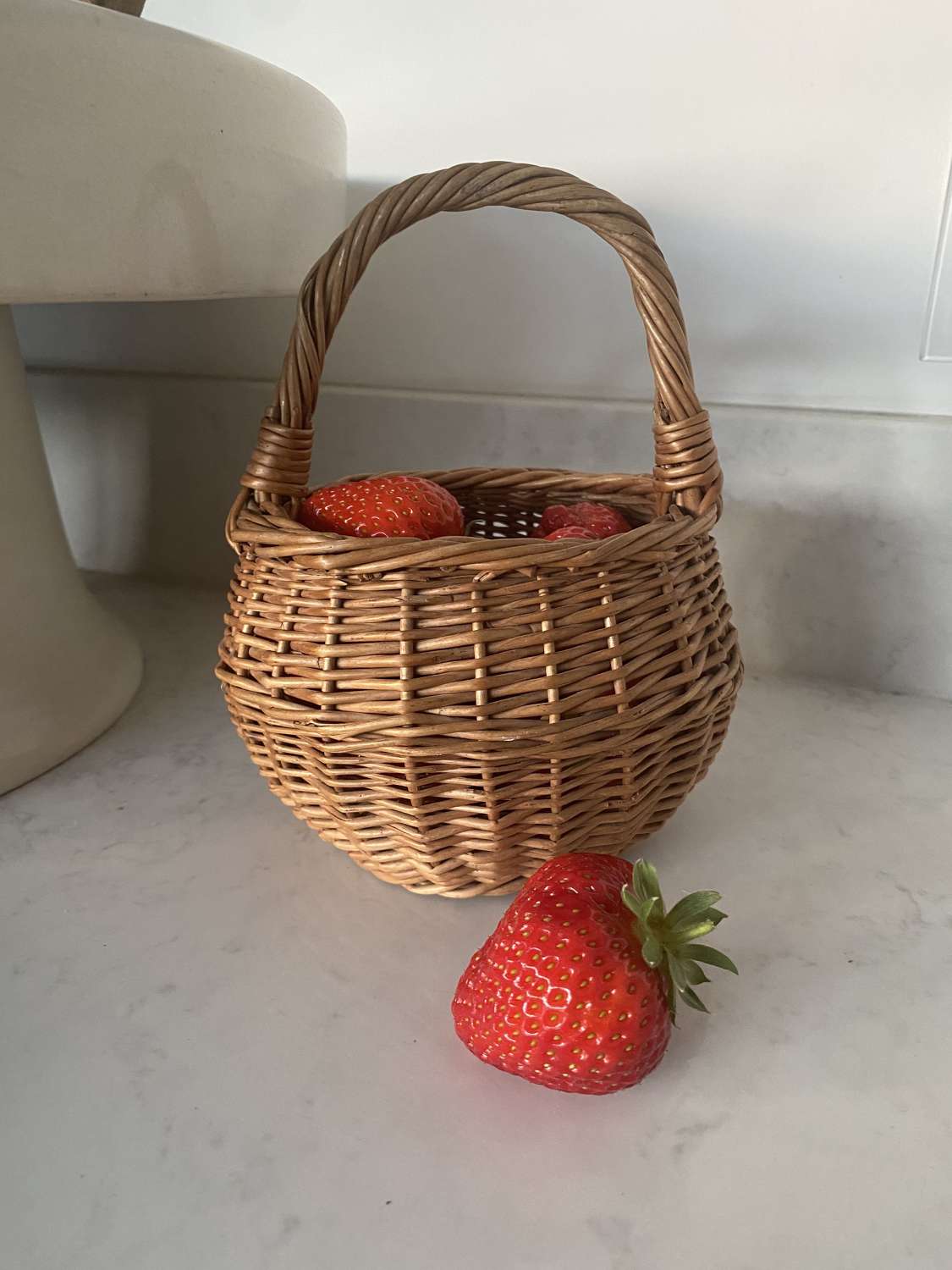 The Sweetest Antique Childs Berry Basket