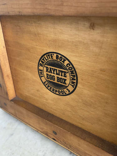 Superb Condition Early 20th Century Raylite Travelling Eggs Box