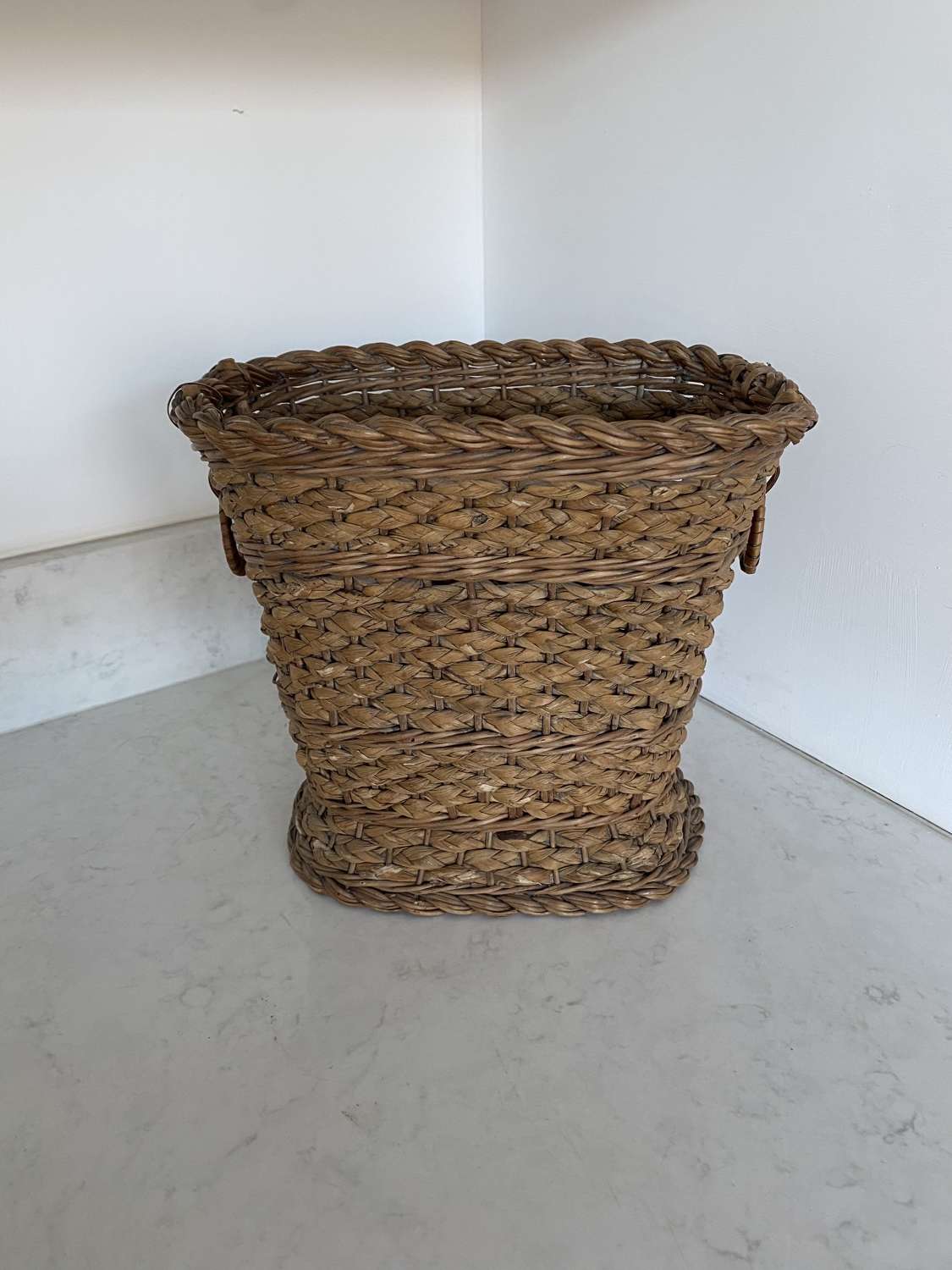 Very Pretty Early 20th Century Waste Paper Basket