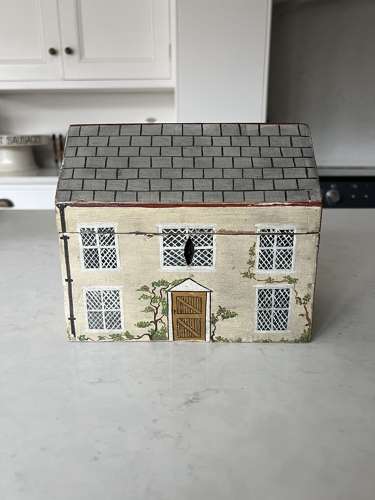 Antique Painted House Caddy - Doris Urquhart’s  Private Collection