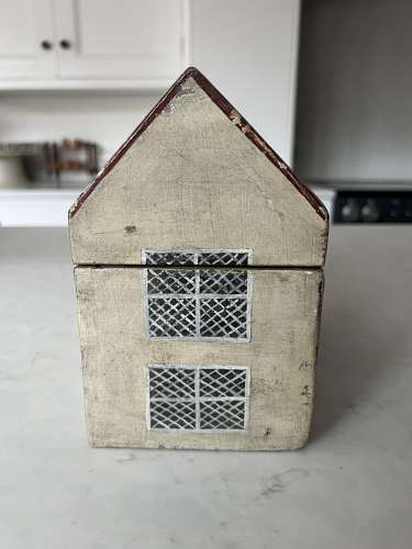 Antique Painted House Caddy - Doris Urquhart’s  Private Collection