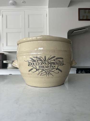 Superb Unusual & Mint Condition Victorian Large Doulton Bread Pan