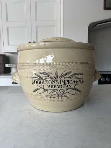 Superb Unusual & Mint Condition Victorian Large Doulton Bread Pan