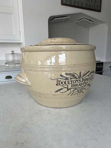Superb Unusual & Mint Condition Victorian Large Doulton Bread Pan