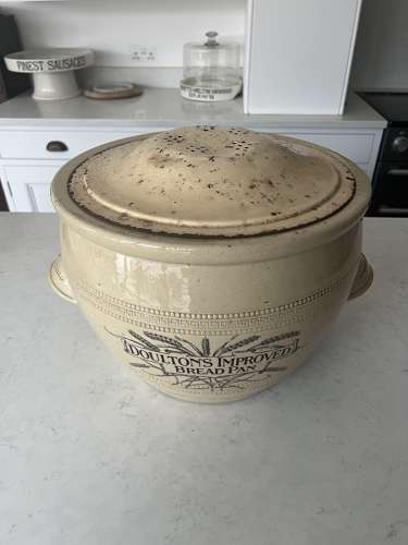 Superb Unusual & Mint Condition Victorian Large Doulton Bread Pan