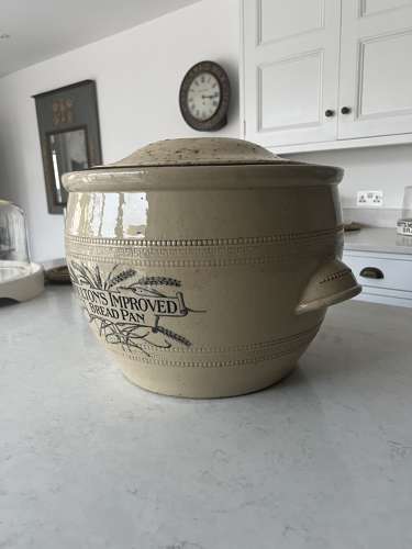 Superb Unusual & Mint Condition Victorian Large Doulton Bread Pan