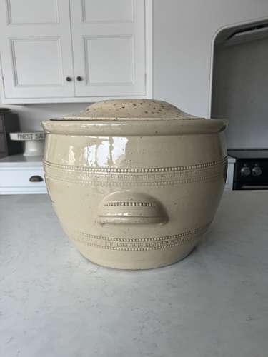 Superb Unusual & Mint Condition Victorian Large Doulton Bread Pan