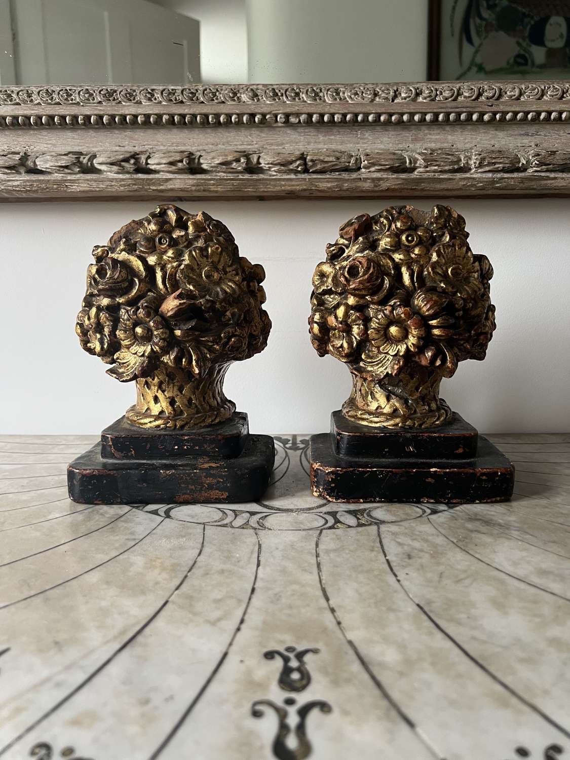 Pair of Early 20th Century Florentine Bookends