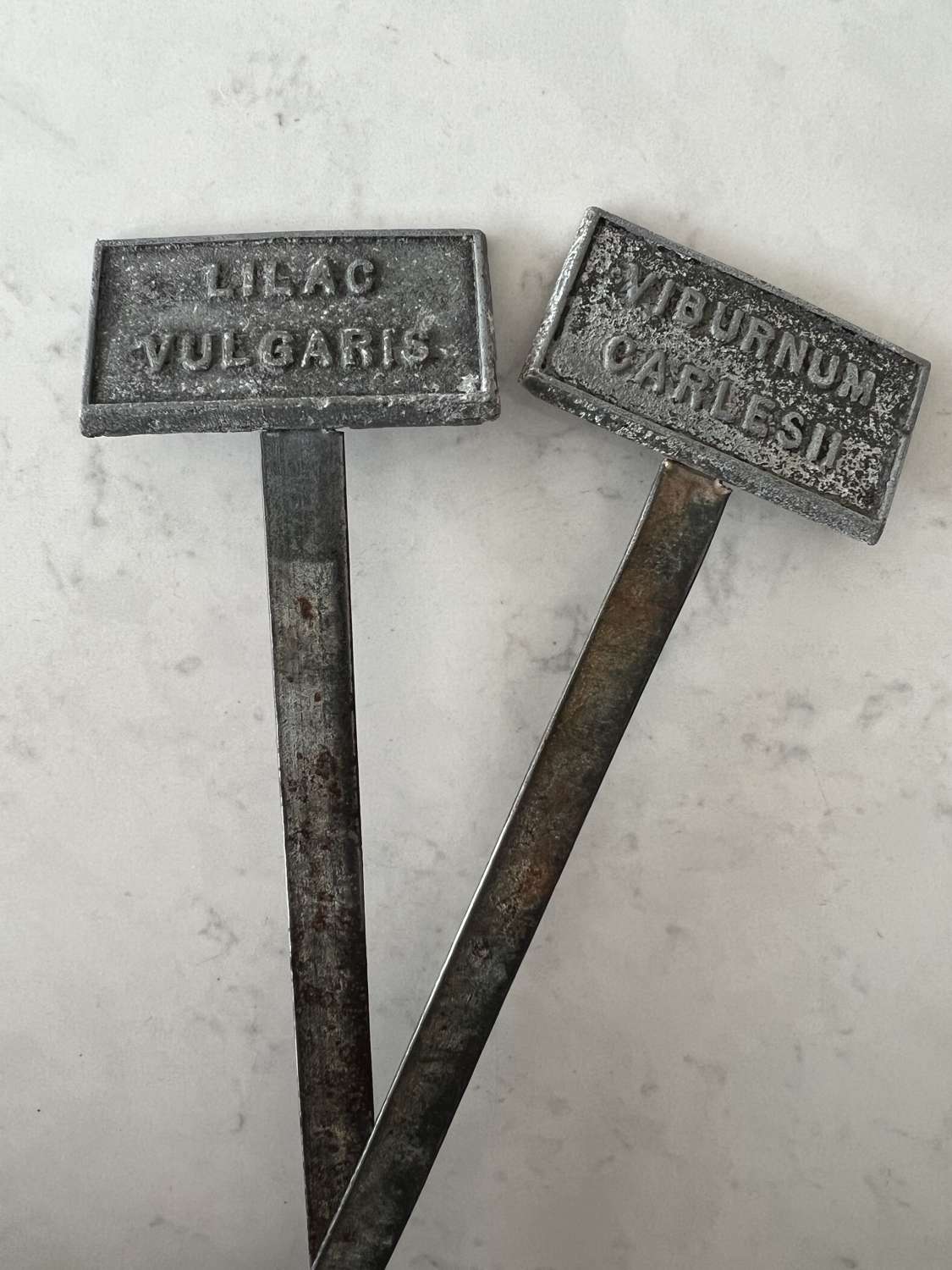 Early 20th Century Garden Markers - for Sale Separately