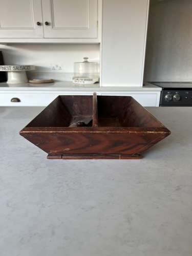 Large Victorian Pine Cutlery Tray in Fantastic Original Paint