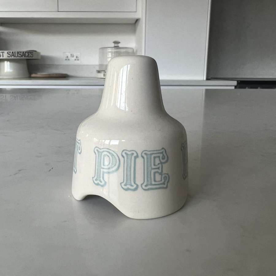 Vintage Ironstone Pie Funnel - Piping Hot Pie