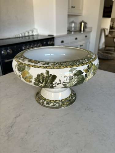 Superb Victorian Doulton - New Laid Eggs - Pedestal Display Bowl