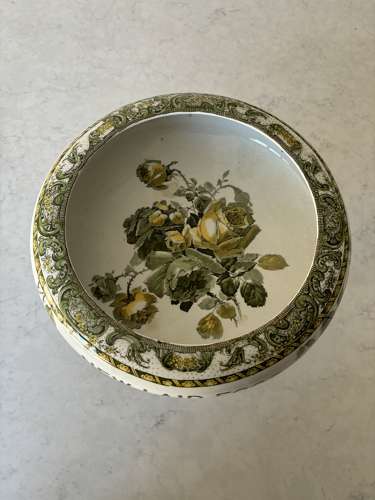 Superb Victorian Doulton - New Laid Eggs - Pedestal Display Bowl