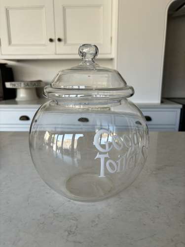 Edwardian Shop’s Glass Display Jar - Goodwin’s Toilet Soap