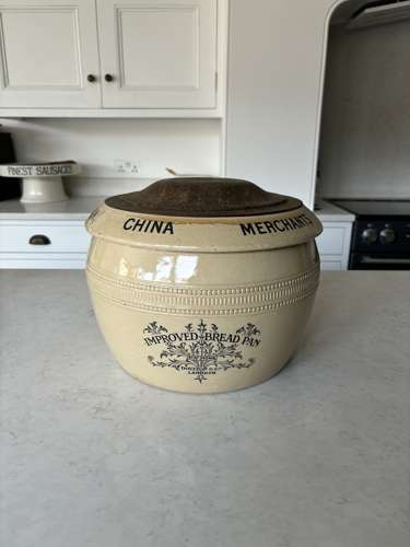 Victorian Rare Advertising Doulton Bread Pan - Smaller Size 2