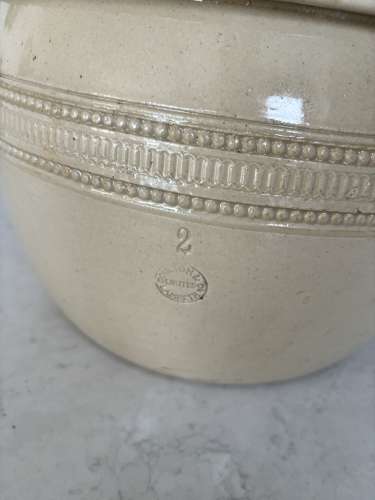 Victorian Rare Advertising Doulton Bread Pan - Smaller Size 2