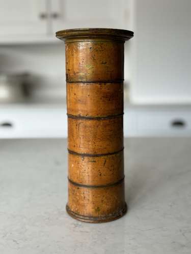 Georgian Huge Rare Five Tier Boxwood Spice Tower. Great Orig Piece