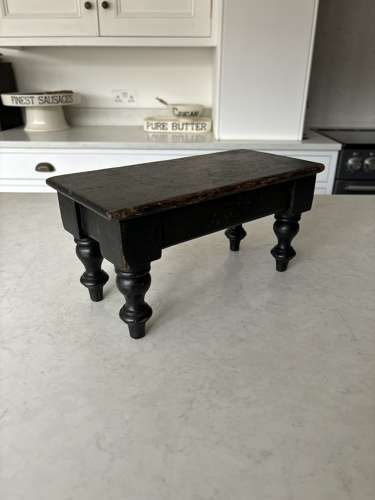 Victorian Pine Stool - Display Shelf - Original Paint