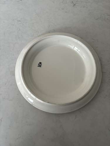 Rarer Design - Early 20thC White Ironstone Advertising Tongue Plate