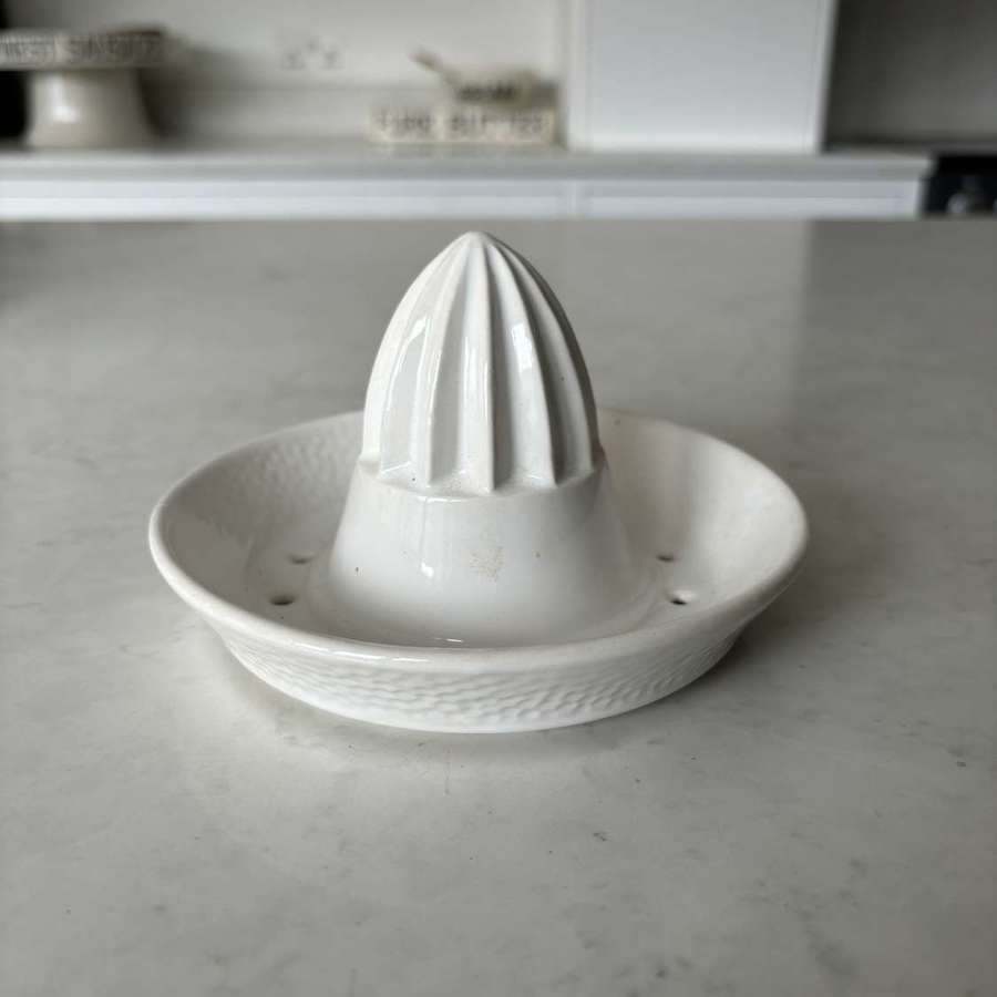 Early 20th Century White Orange - Lemon Squeezer