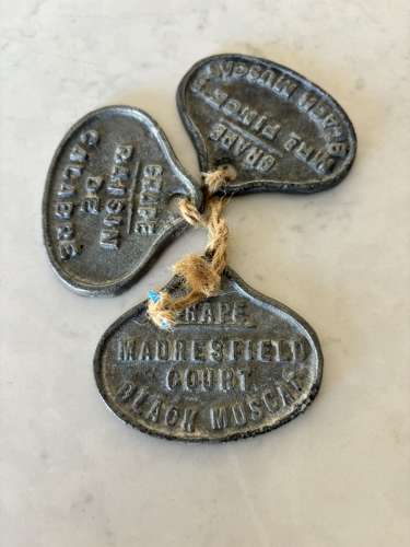 Early 20thC Vine Grape (Wine) Labels x 3