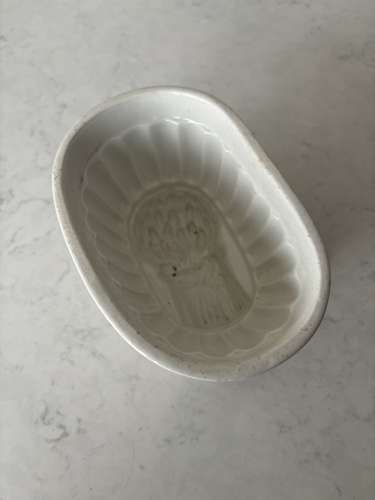Edwardian White Ironstone Advertising Jelly Mould - Cox’s Gelatine