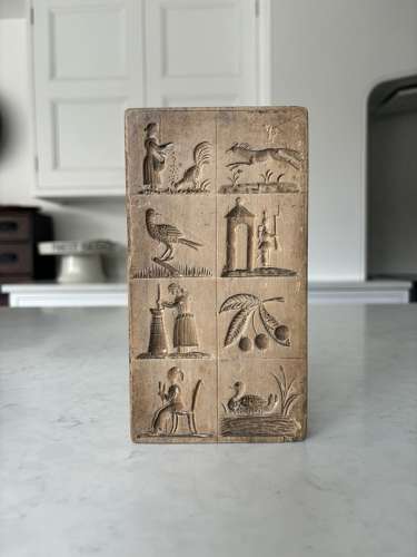 Superb Rare Georgian Double Sided Biscuit Moulds. Sixteen in Total.