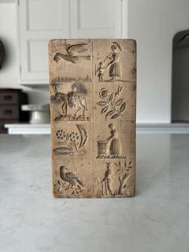 Superb Rare Georgian Double Sided Biscuit Moulds. Sixteen in Total.