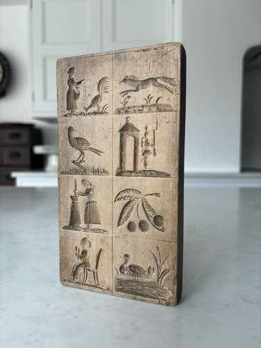 Superb Rare Georgian Double Sided Biscuit Moulds. Sixteen in Total.