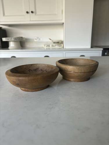 For Sale Individually - Early 20thC Small Treen Wooden Bowls