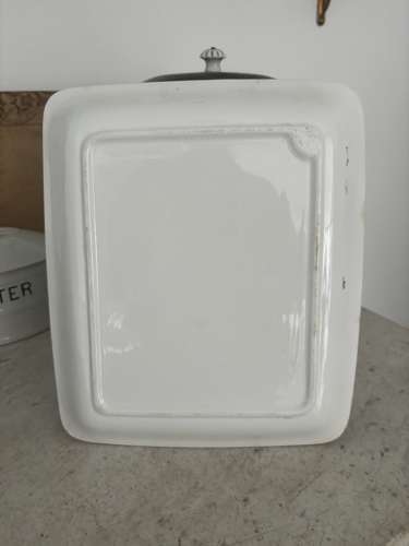 Early 20thC White Ironstone Grocer’s Advertising Plate - DCL Yeast
