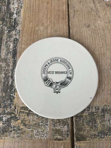 Edwardian White Ironstone Scale Plate - Joseph & Jesse Siddons Ltd