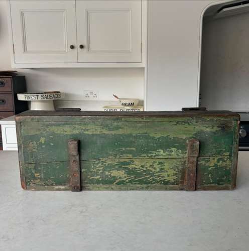 Amazing Victorian Dairy Cart’s Box Original Paint -Eggs Butter & Cream