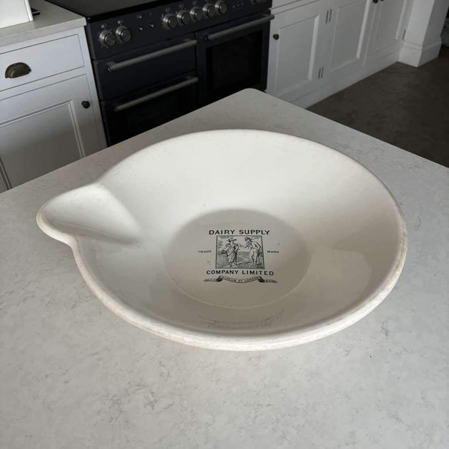 Rare 19thC Copeland White Ironstone Dairy Supply Co Ltd Dairy Creamer