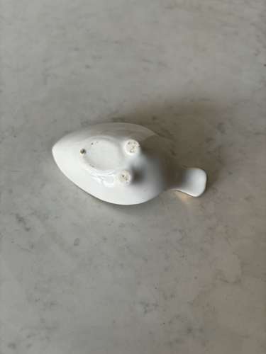For Sale Individually - Late 19thC White Ironstone Measuring Spoon