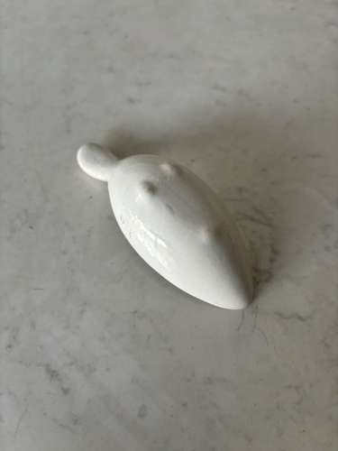 For Sale Individually - Late 19thC White Ironstone Measuring Spoon