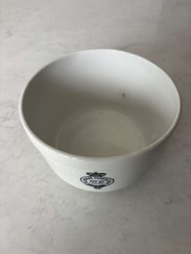 Edwardian White Ironstone Queens Pudding Boiler No16