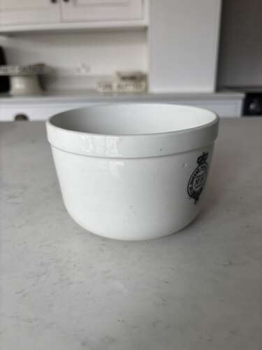 Edwardian White Ironstone Queens Pudding Boiler No16