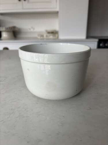 Edwardian White Ironstone Queens Pudding Boiler No16