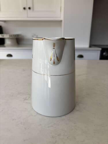 Edwardian White Ironstone Hot Water Jug - Lovely Condition
