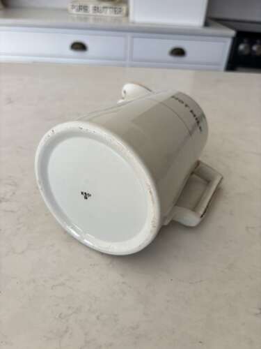 Edwardian White Ironstone Hot Water Jug - Lovely Condition